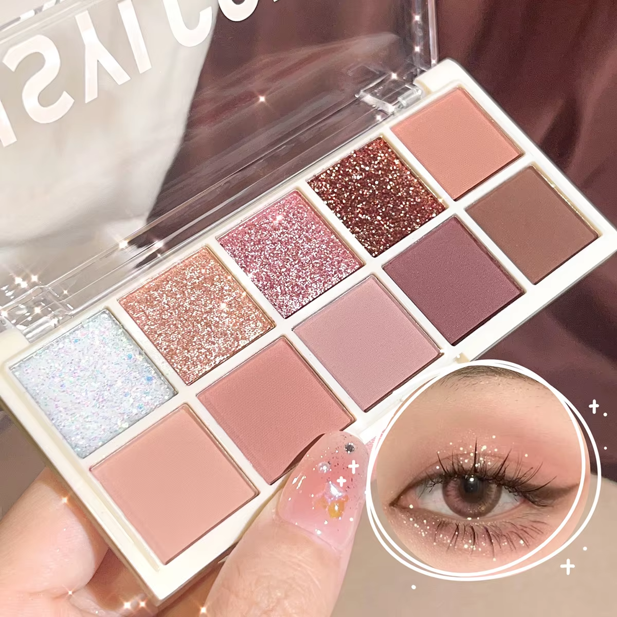 10-Color Cruelty-Free Eyeshadow Palette