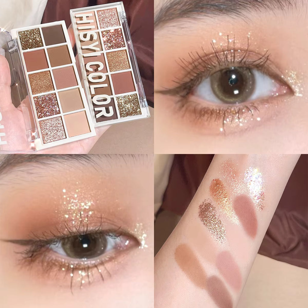 10-Color Cruelty-Free Eyeshadow Palette
