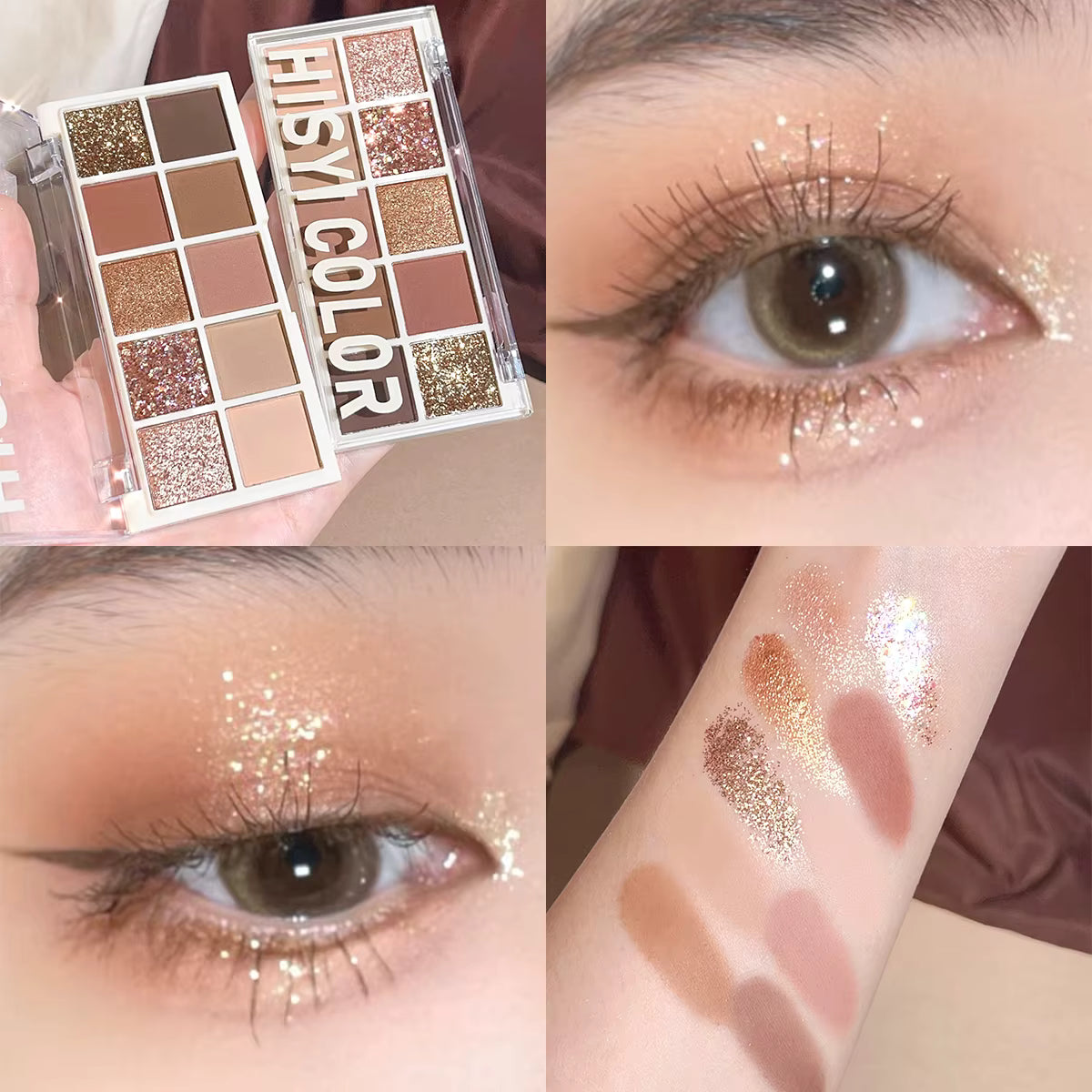 10-Color Cruelty-Free Eyeshadow Palette