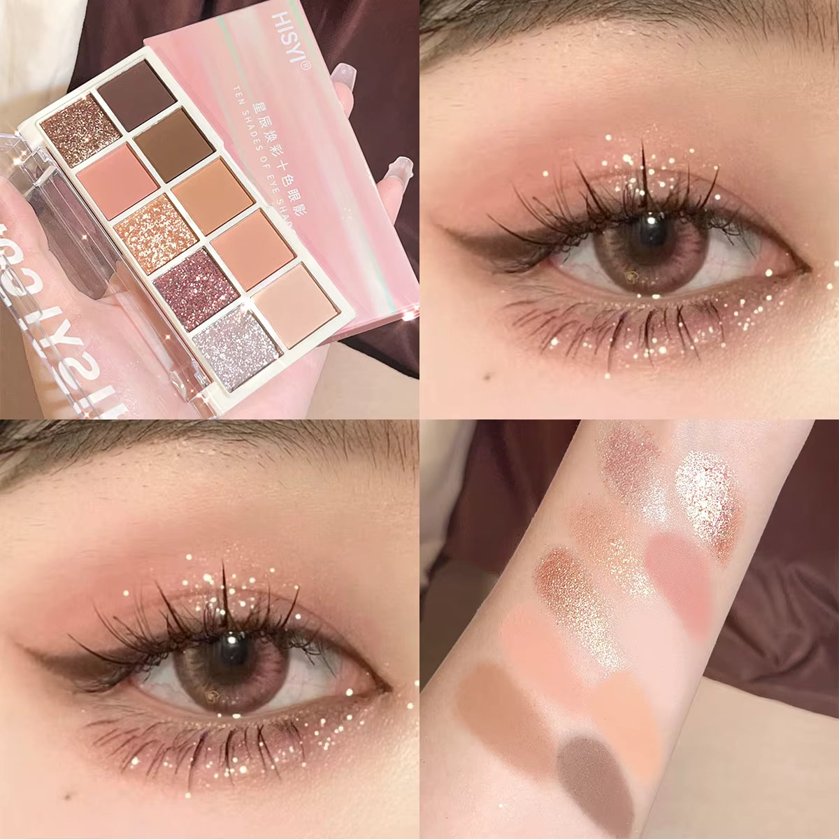 10-Color Cruelty-Free Eyeshadow Palette